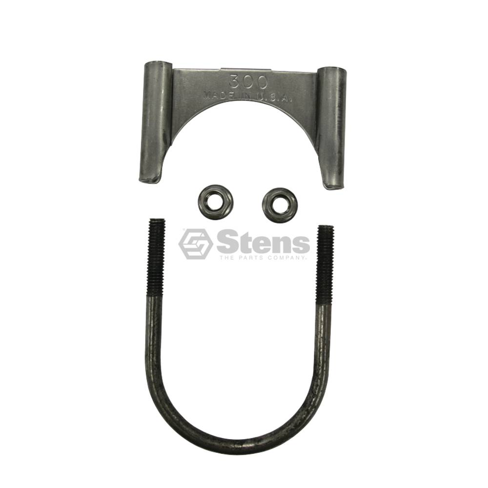 Atlantic Quality Parts Exhaust Clamp Stanley CL-300 (Stens 3017-8019)