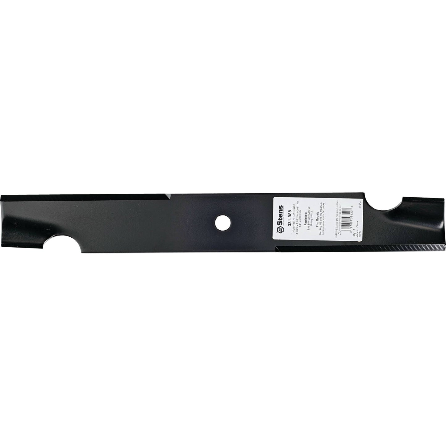 Stens Notched Hi-Lift Blade Bad Boy 038-0005-00 (Stens 331-988)