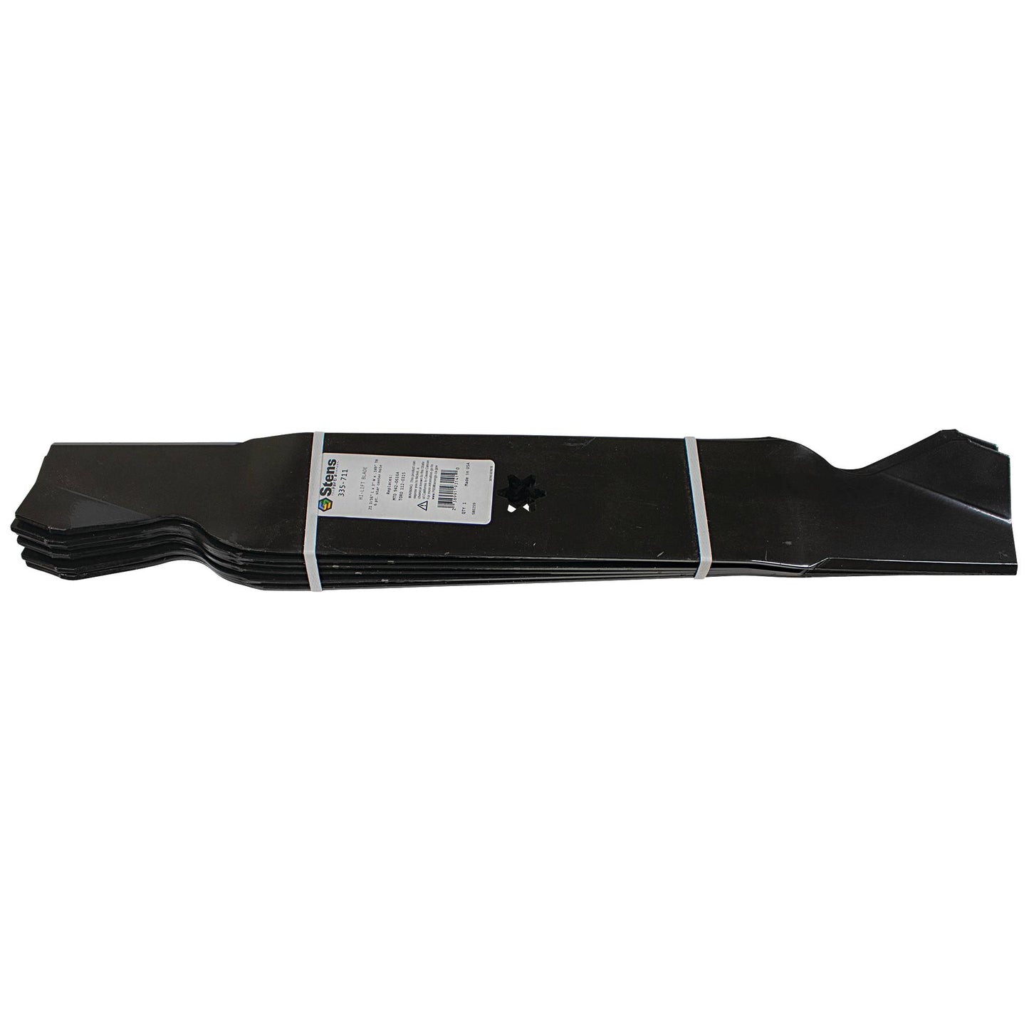 6 Stens Hi-Lift Blade Shop Pack MTD 942-0616A (Stens 335-711-6)