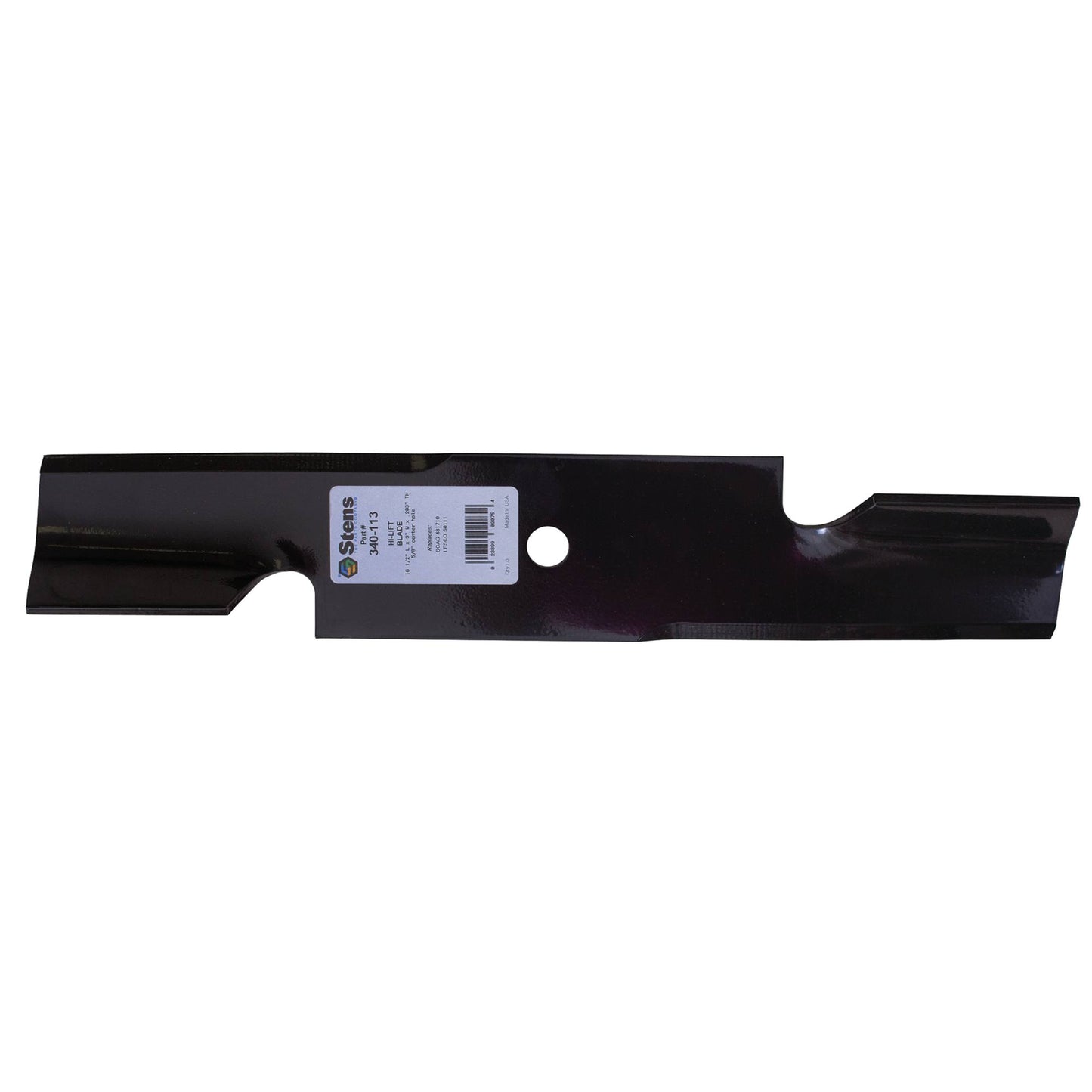 Stens Notched Hi-Lift Blade Scag 481710 (Stens 340-113)