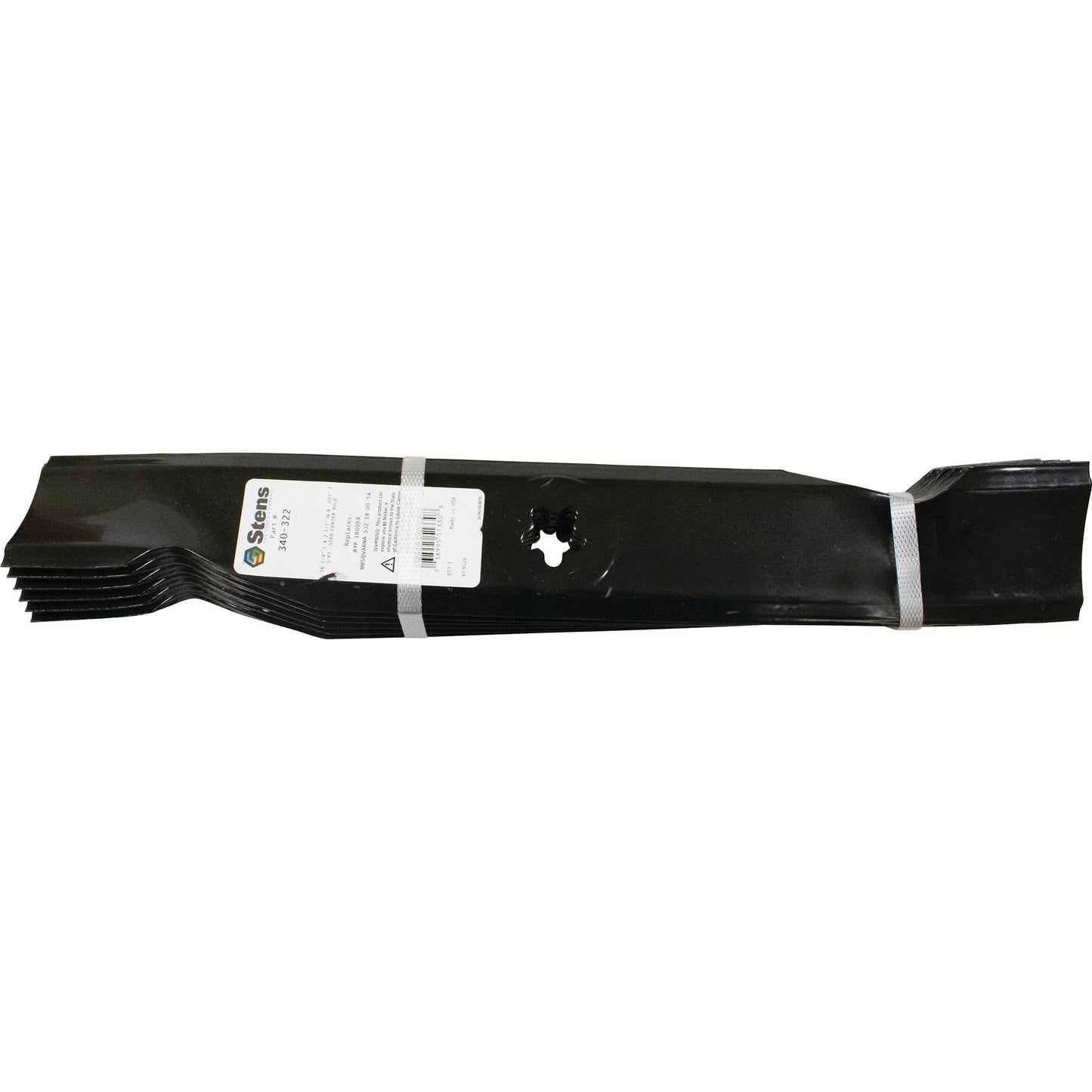 6 Stens Hi-Lift Blade Shop Pack AYP 532180054 (Stens 340-322-6)