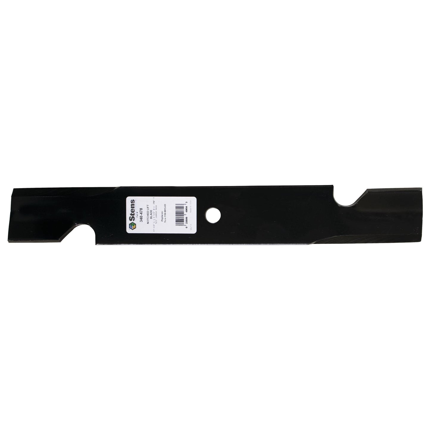 Stens Notched Lift Blade Toro 110-9915-03 (Stens 340-478)