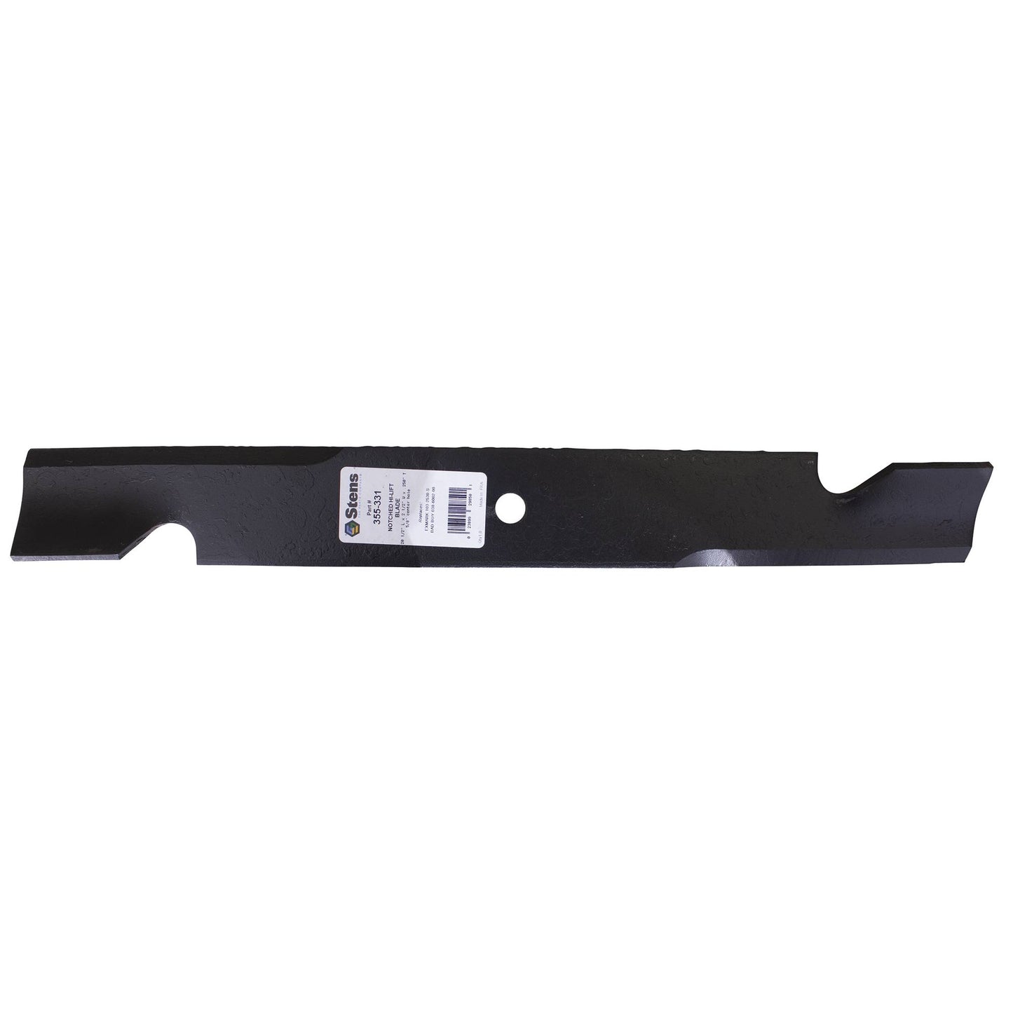Stens Notched Hi-Lift Blade Exmark 103-2530-S (Stens 355-331)