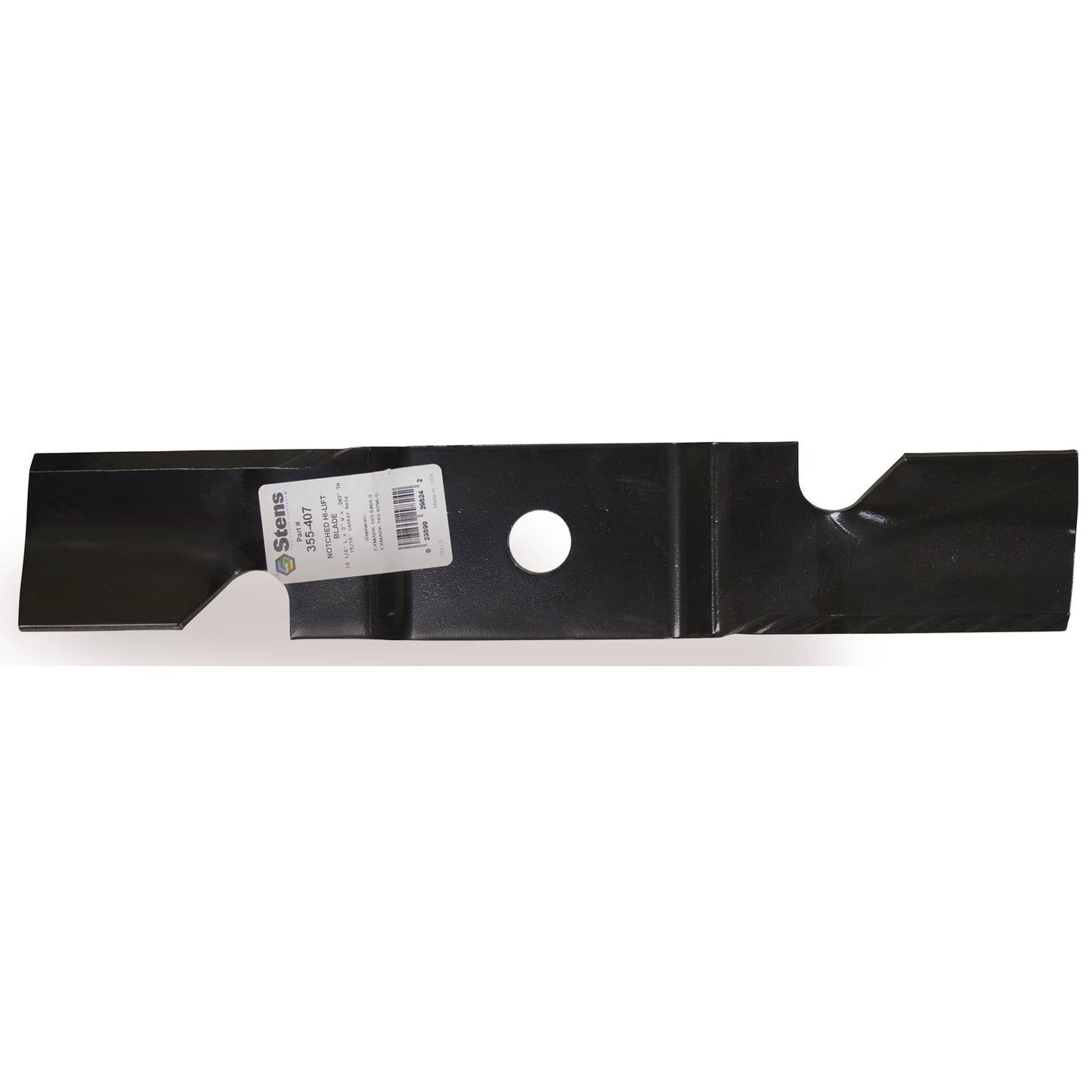 Stens Notched Hi-Lift Blade Exmark 116-5499-S (Stens 355-407)