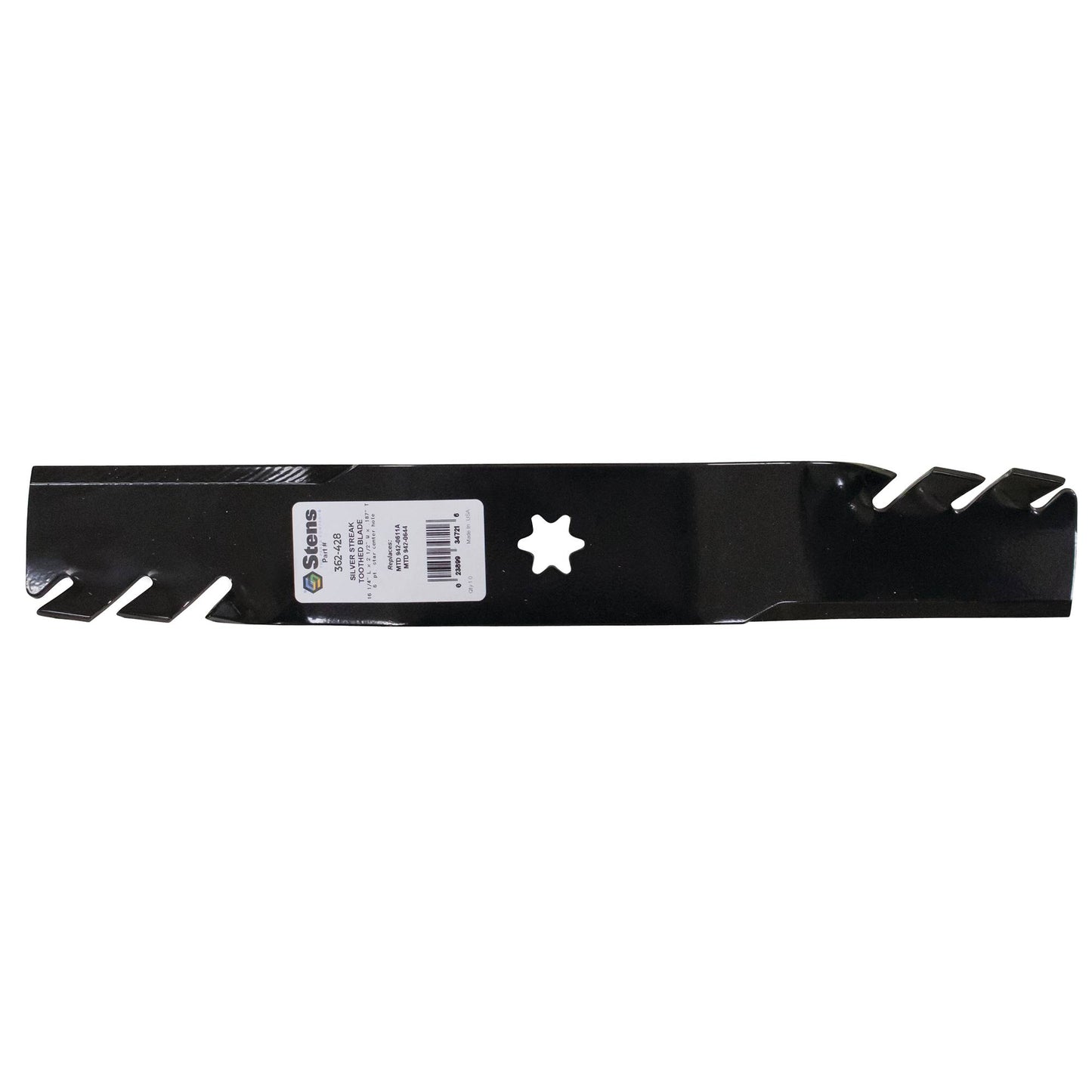 Silver Streak Toothed Blade MTD 942-0611A (Stens 362-428)