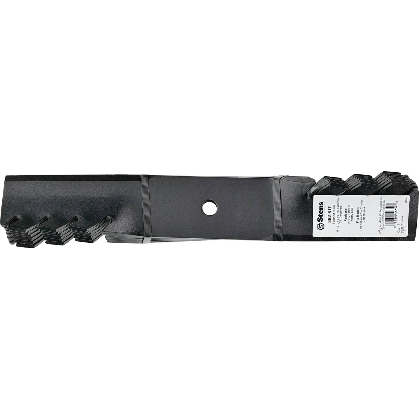 6 Silver Streak Toothed Blade Shop Pack Toro 107-3192-03 (Stens 362-617-6)