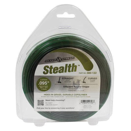 Silver Streak Stealth Trimmer Line .095 1 lb. Donut (Stens 380-122)