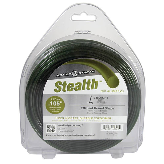 Silver Streak Stealth Trimmer Line .105 1 lb. Donut (Stens 380-123)