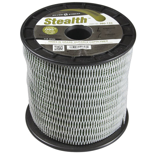 Silver Streak Stealth Trimmer Line .095 3 lb. Spool (Stens 380-133)