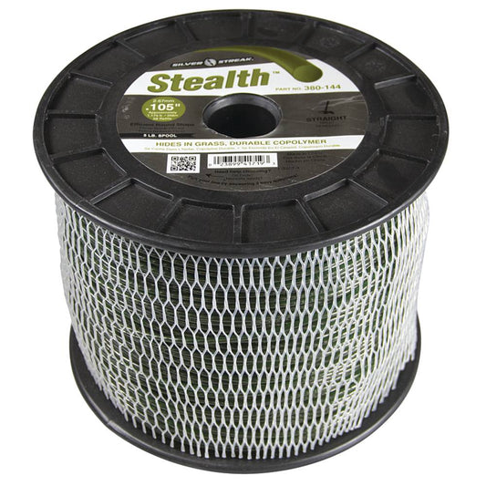 Silver Streak Stealth Trimmer Line .105 5 lb. Spool (Stens 380-144)
