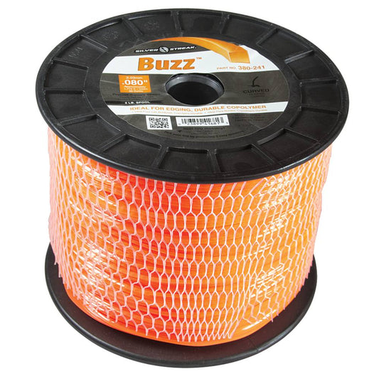 Silver Streak Buzz Trimmer Line .080 5 lb. Spool (Stens 380-241)