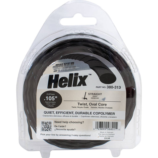Silver Streak Helix Trimmer Line .105 1/2 lb. Donut (Stens 380-313)