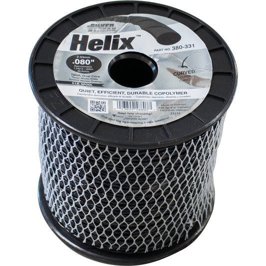 Silver Streak Helix Trimmer Line .080 3 lb. Spool (Stens 380-331)