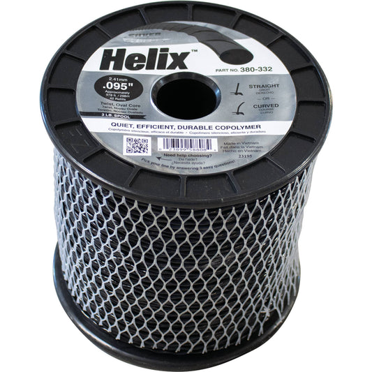 Silver Streak Helix Trimmer Line .095 3 lb. Spool (Stens 380-332)