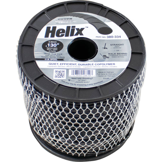Silver Streak Helix Trimmer Line .130 3 lb. Spool (Stens 380-334)