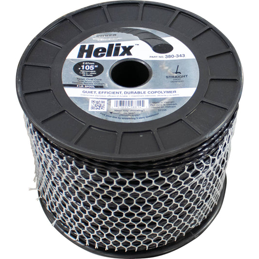 Silver Streak Helix Trimmer Line .105 5 lb. Spool (Stens 380-343)