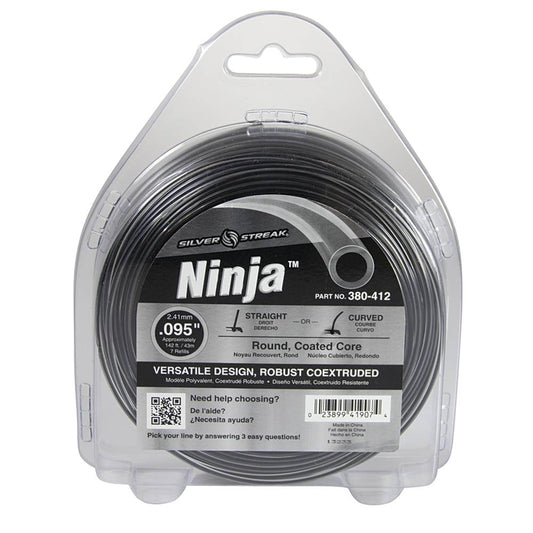 Silver Streak Ninja Trimmer Line .095 1/2 lb. Donut (Stens 380-412)
