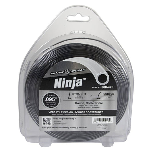Silver Streak Ninja Trimmer Line .095 1 lb. Donut (Stens 380-423)