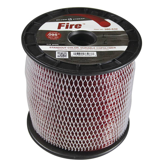 Silver Streak Fire Trimmer Line .095 3 lb. Spool (Stens 380-632)
