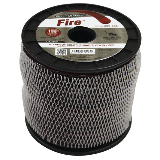 Silver Streak Fire Trimmer Line .155 3 lb. Spool (Stens 380-635)