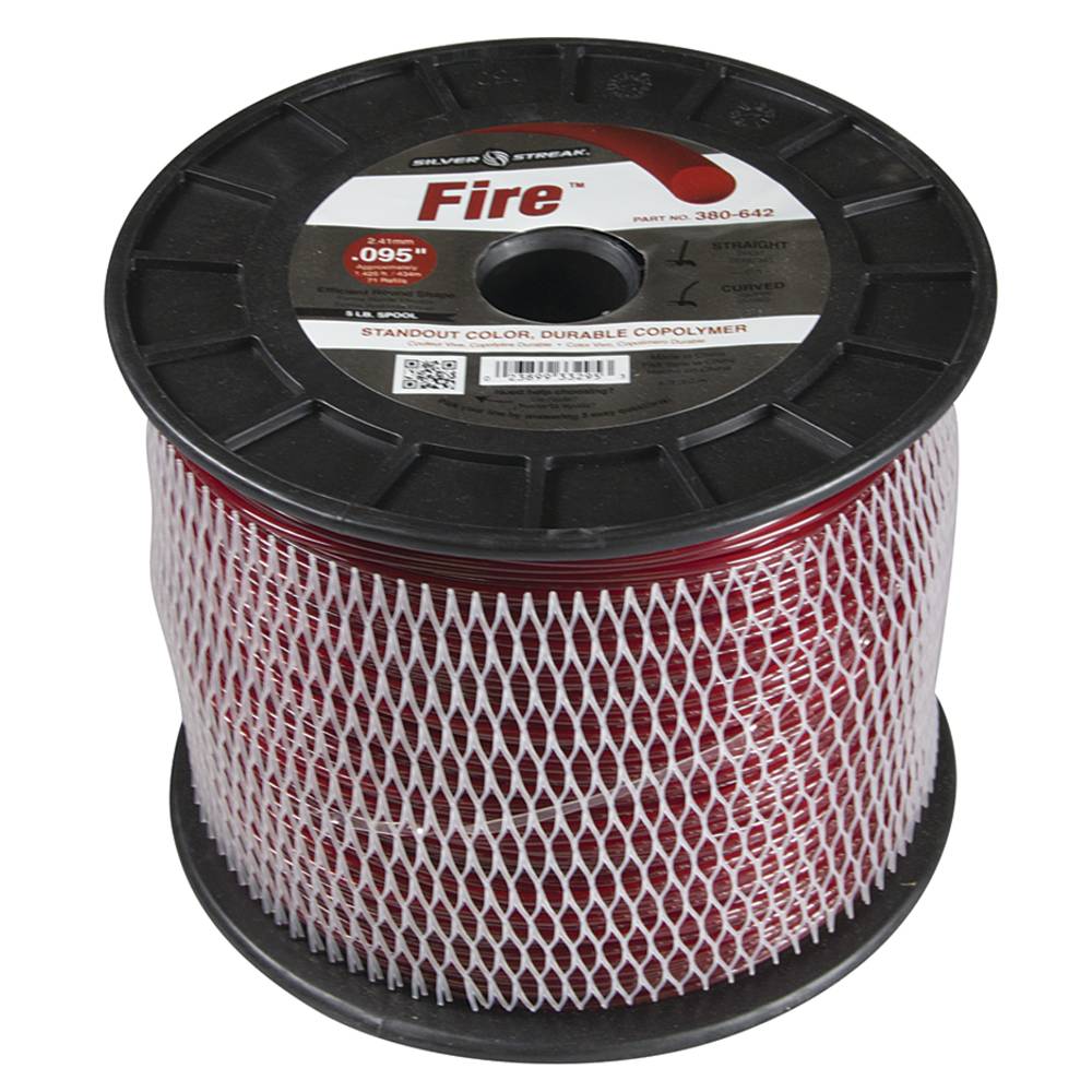 Silver Streak Fire Trimmer Line .095 5 lb. Spool (Stens 380-642)