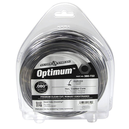 Silver Streak Optimum Trimmer Line .080 1 lb. Donut (Stens 380-722)
