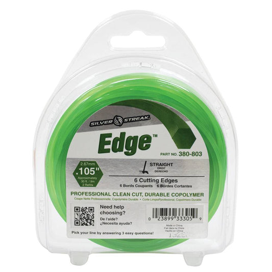 Silver Streak Edge Trimmer Line .105 30' Clam Shell (Stens 380-803)