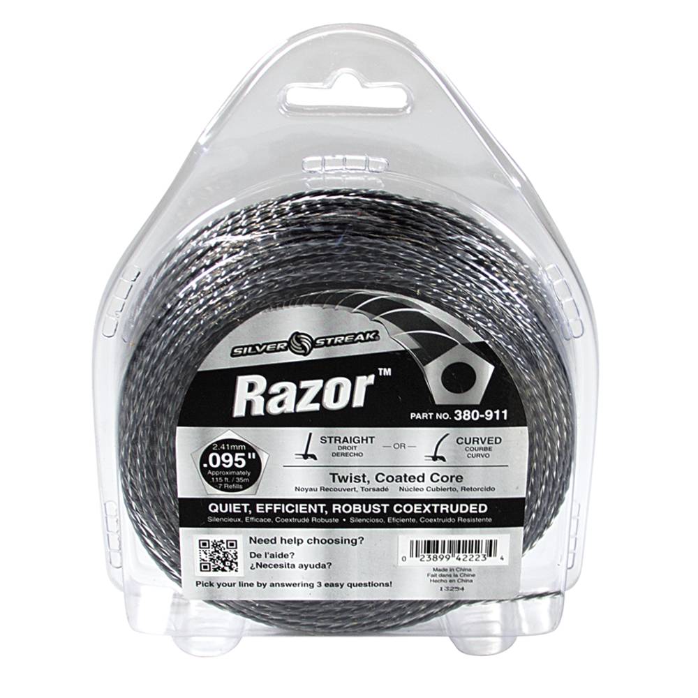 Silver Streak Razor Trimmer Line .095 1/2 lb. Donut (Stens 380-911)