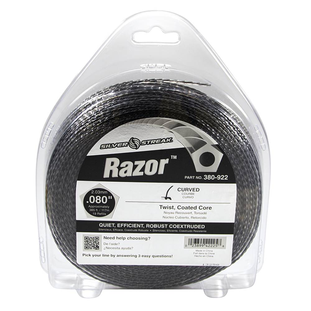 Silver Streak Razor Trimmer Line .080 1 lb. Donut (Stens 380-922)