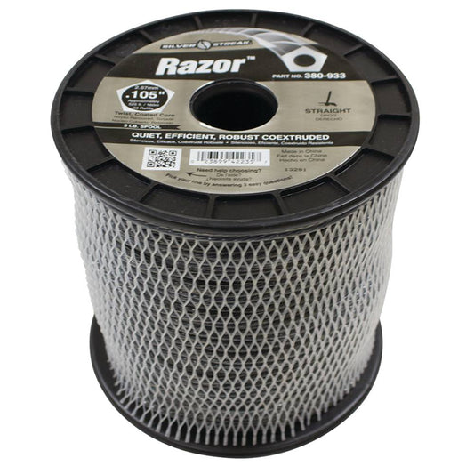 Silver Streak Razor Trimmer Line .105 3 lb. Spool (Stens 380-933)