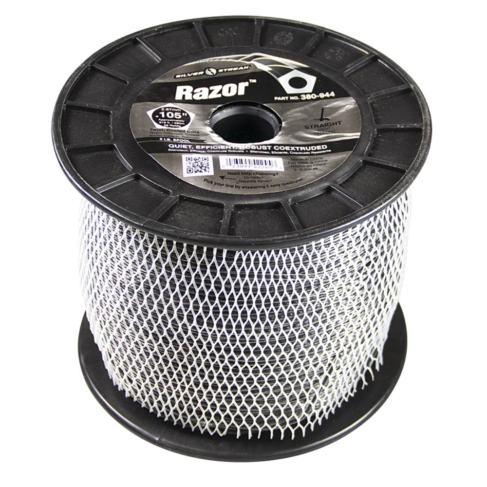 Silver Streak Razor Trimmer Line .105 5 lb. Spool (Stens 380-944)