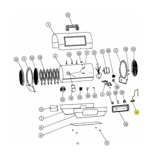 DeWALT Electric Heater Ambiant Temperature Thermostat, 41034