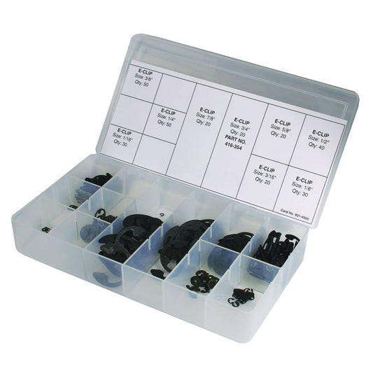 Stens E-Clip Kit 280 Piece Kit (Stens 415-166)
