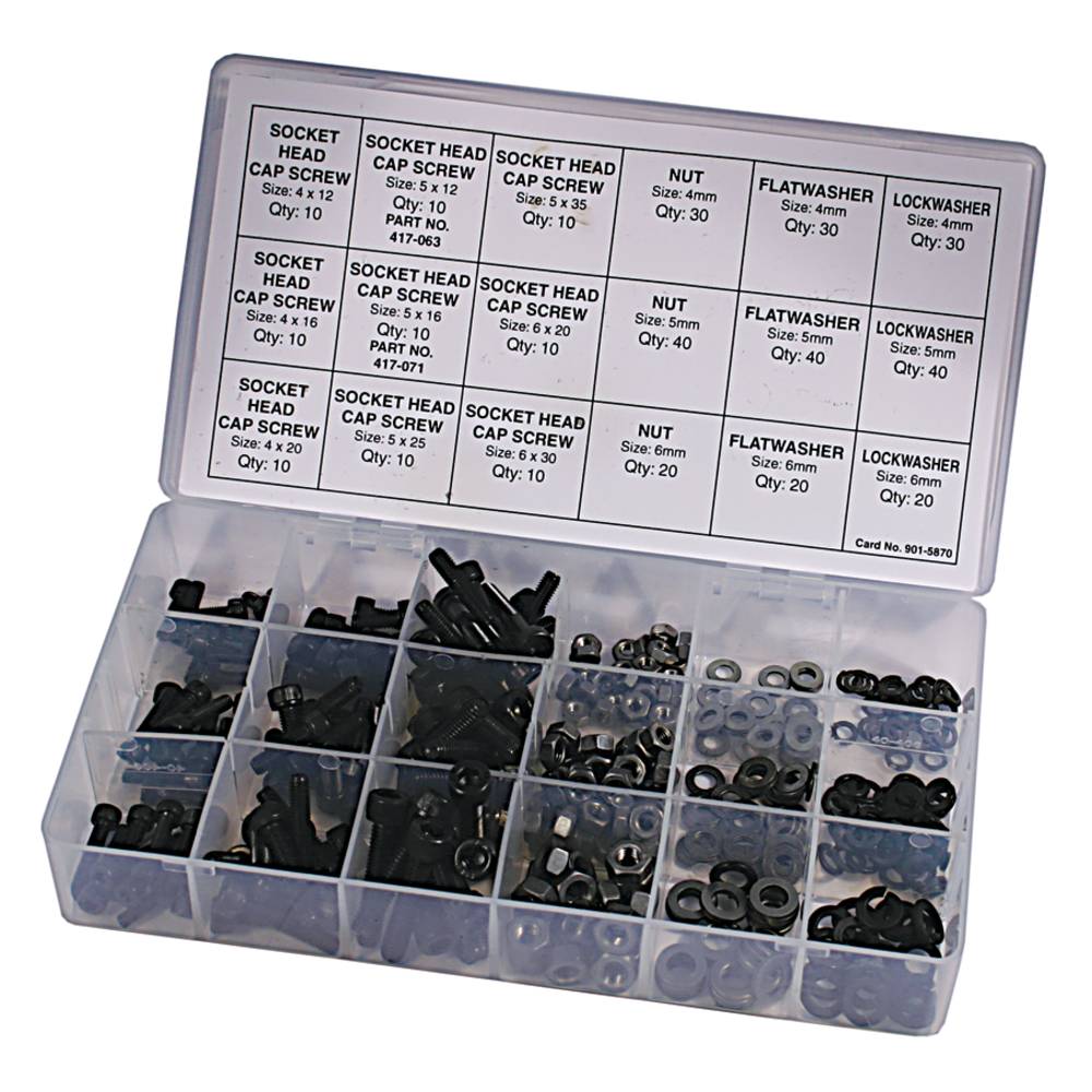 Stens Metric Socket Cap Screw Asmt. 360 Piece Kit (Stens 415-257)
