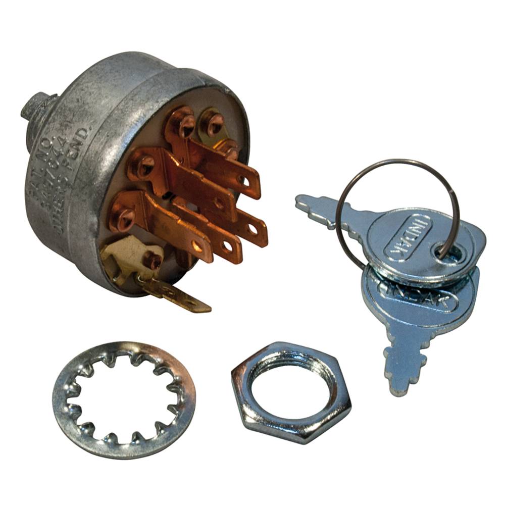 Indak Ignition Switch Kohler 25 099 37-S (Stens 430-662)