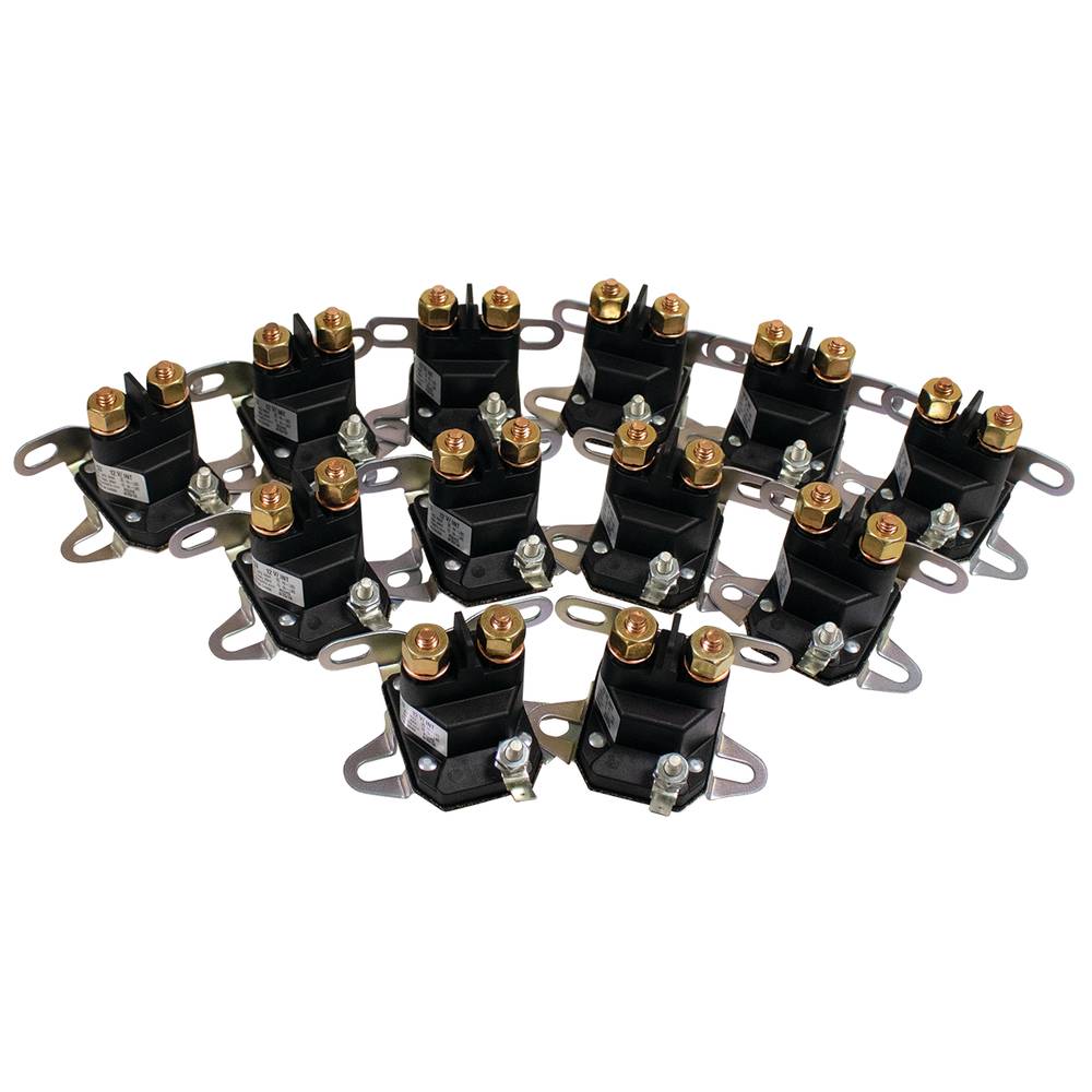 12 Stens Starter Solenoid Shop Pack Universal Single Terminal (Stens 435-431-12)