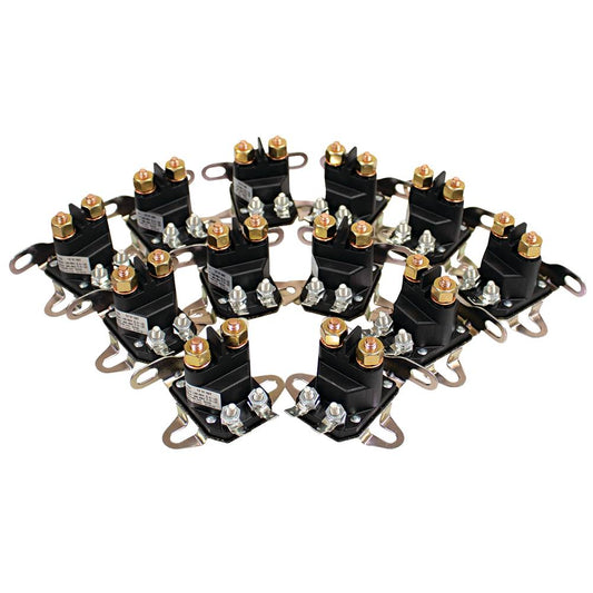 12 Stens Starter Solenoid Shop Pack Universal Double Terminal (Stens 435-435-12)