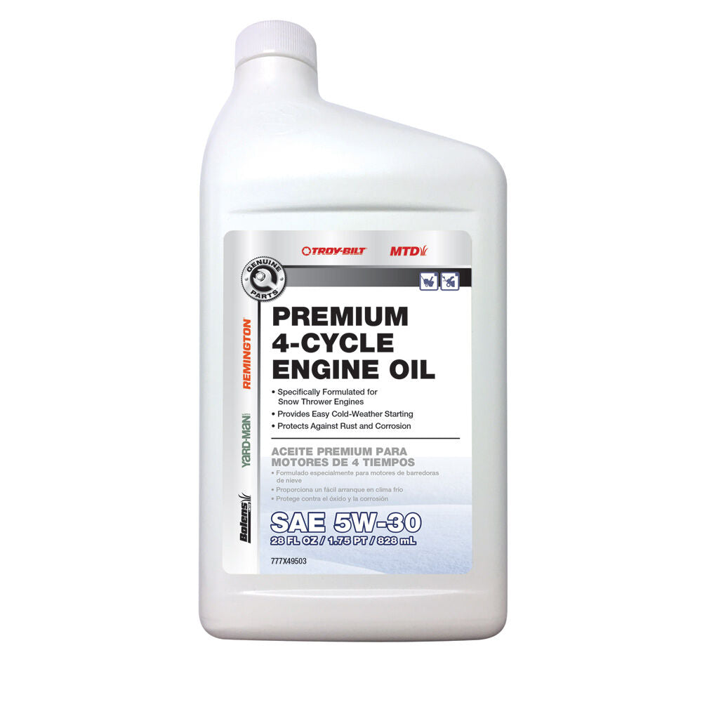 MTD  SAE 5W-30 Engine Oil - 28 oz - 490-000-M057
