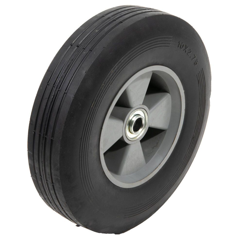MTD Walk Behind Mower Wheel - 10" x 2.75" Ribbed Tread - 490-323-0004