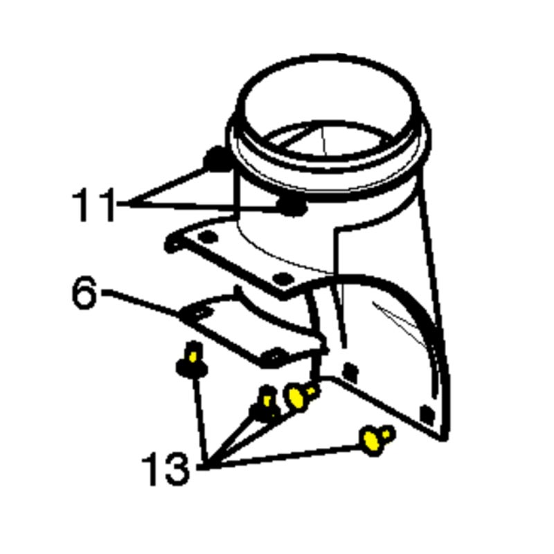 Husqvarna Snowblower Hex Flange Bolt 5/16" - 18 (532180355)