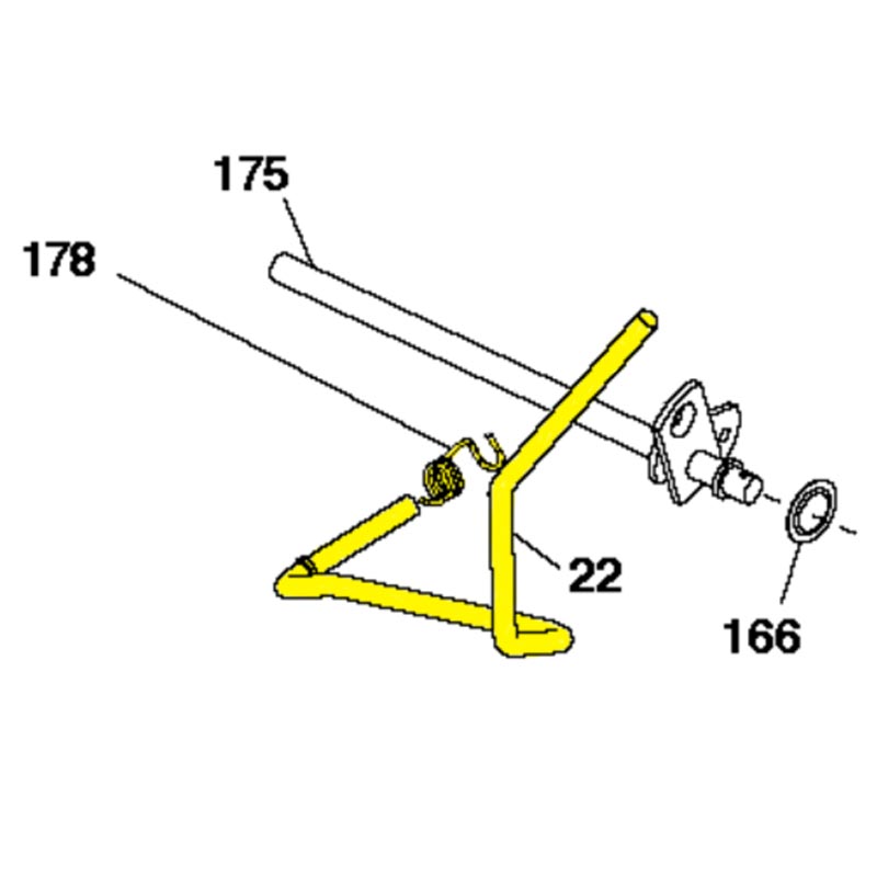 Husqvarna Riding Mower Shifter Rod Fender (532197329)