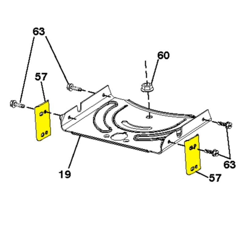 Husqvarna Riding Mower Upstop Bracket for 2042LS (532407465)
