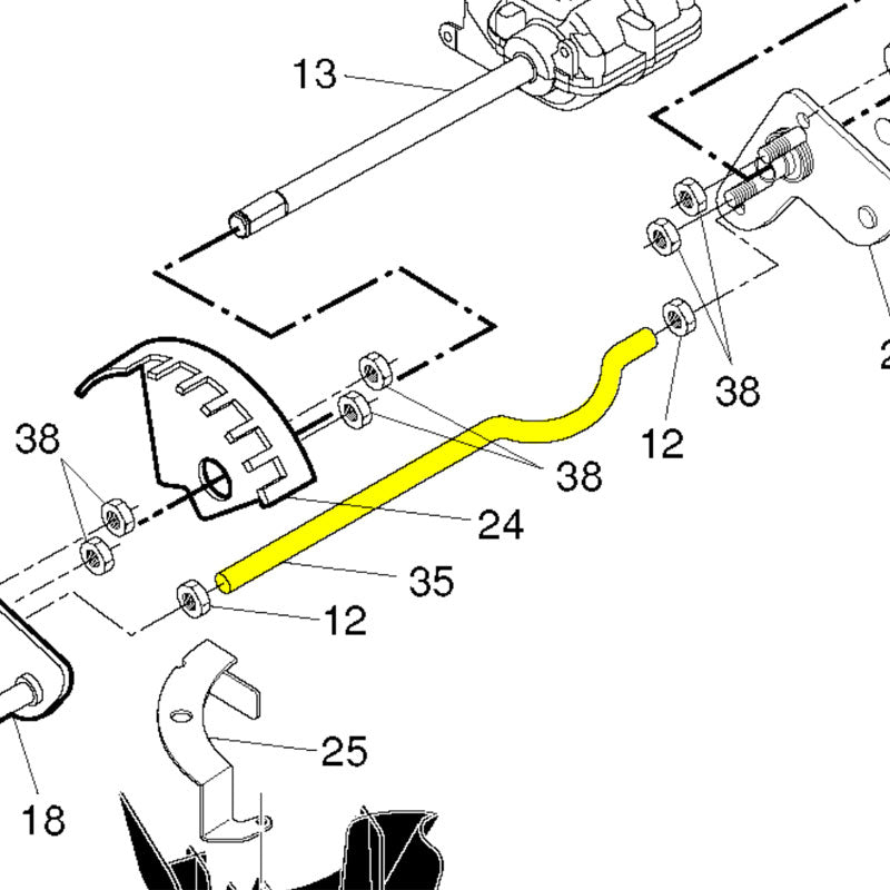 Husqvarna Walk Behind Mower Rear Axle RGD (532430598)