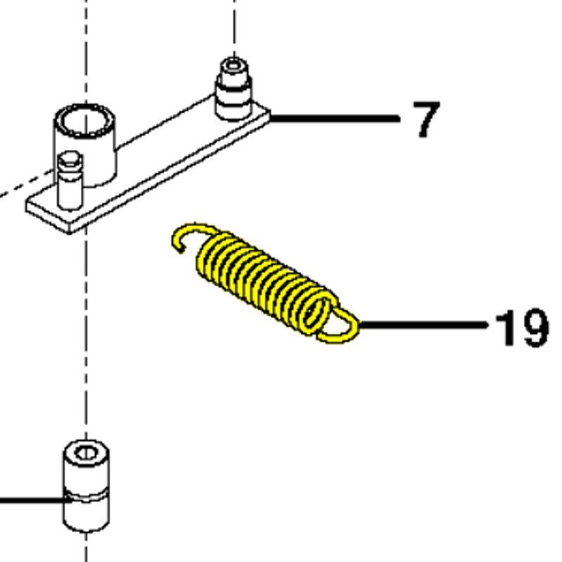 Husqvarna Riding Mower Spring for LZF5227, LZF6127 (539103256)
