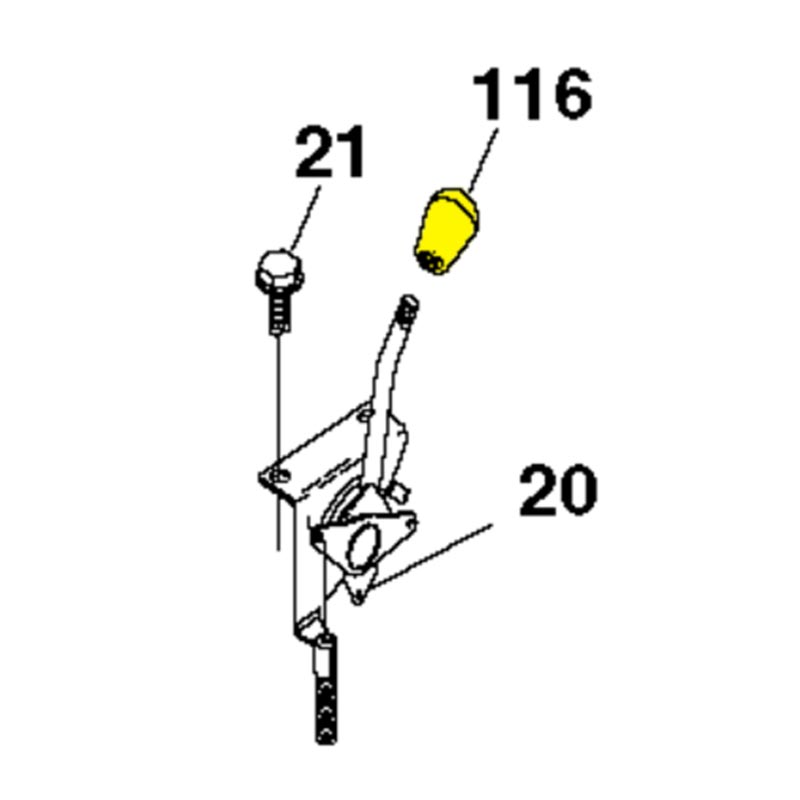 Husqvarna Riding Mower Shift Knob for YTH24V48LS (539132624)