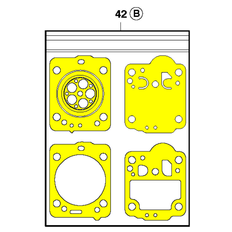 Husqvarna Chainsaw Carburetor Gasket Kit for 435, 440, 240, 235 (545008031)