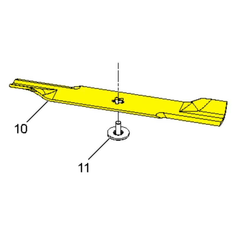 Husqvarna Riding Mower 17.75" Blade for GT52XLS, GTH27V52, GTH27V52 (574870801)