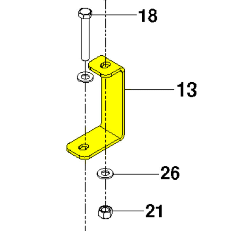 Husqvarna Riding Mower Transmission Support Bracket (580806502)
