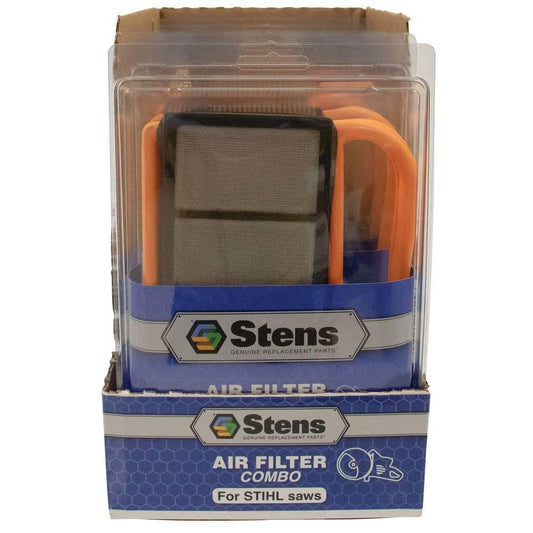6 Stens Air Filter Combo Retail Master Pack Stihl 4238 140 4404 (Stens 605-531C-RMP)