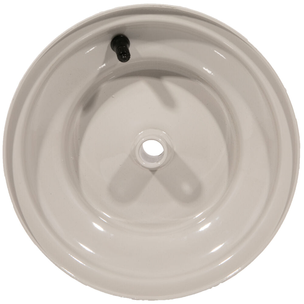 MTD Riding Mower Rim Assembly (8.0 x 3.75 x .757) (Oyster Gray) - 634-04230-0662